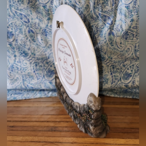 MIDNIGHT SERENADE Realm of the Wolf 3D PLATE Al Agnew Wolves 1997 Hamilton - Picture 5 of 8